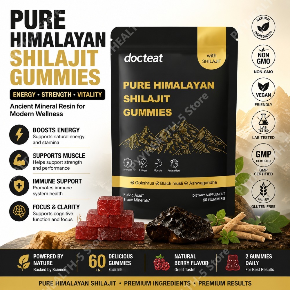 Herbal Supplement - Docteat Gomas de Shilajit Puro do