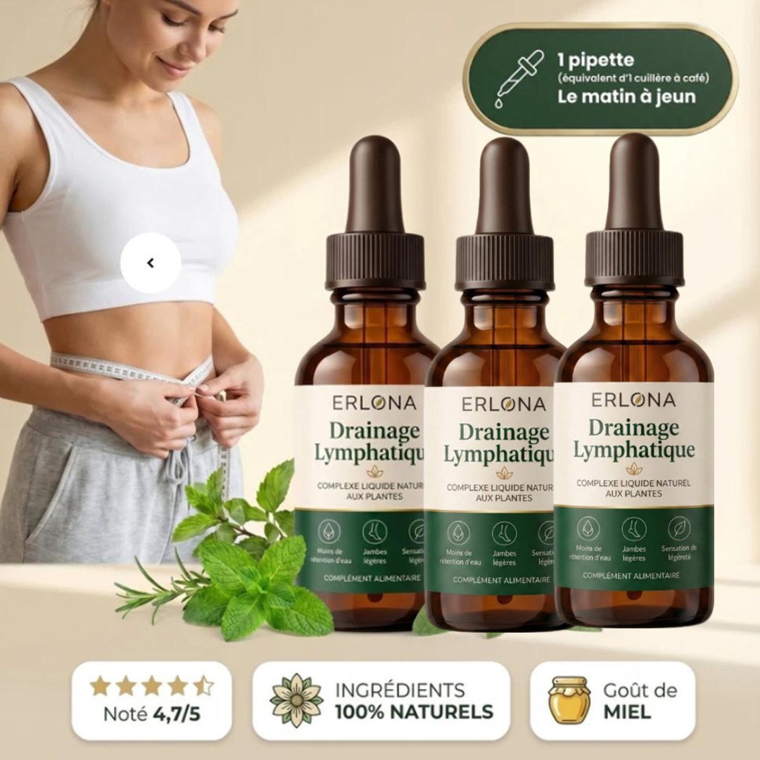 Herbal Tincture - Sérum Natural Orgânico de Drenagem Linfática