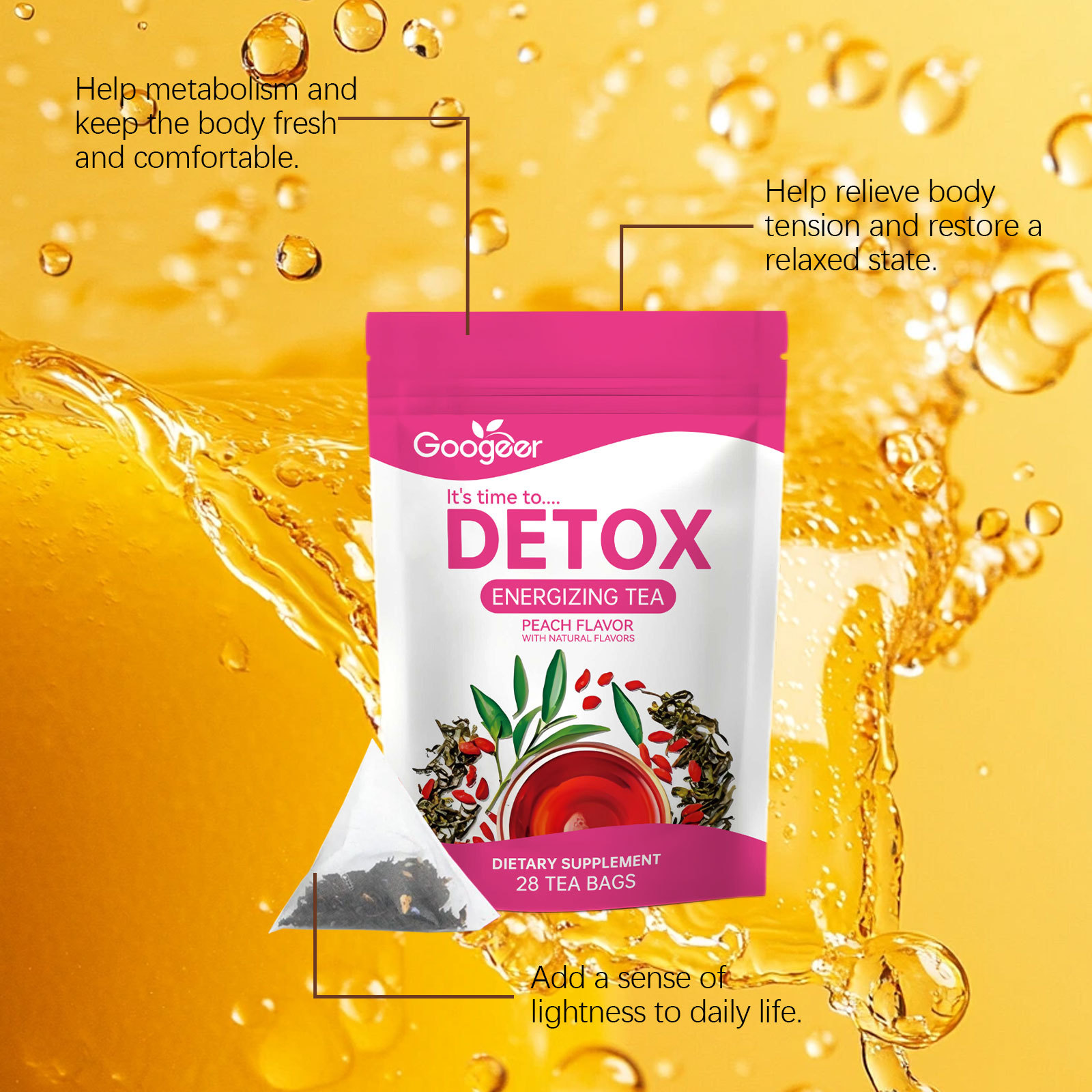 Chá de limpeza de desintoxicaç - Herbal Tea avaliação e preço
