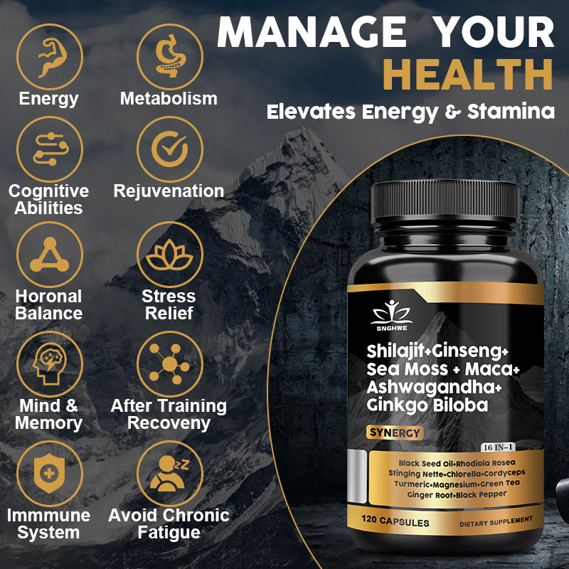 Shilajit complementa ginseng,  - Ginger Tea avaliação e preço