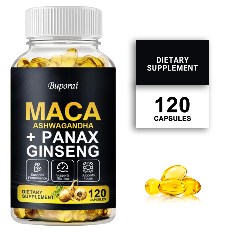 Maca, Panax Ginseng, suplement - Ginger Tea avaliação e preço