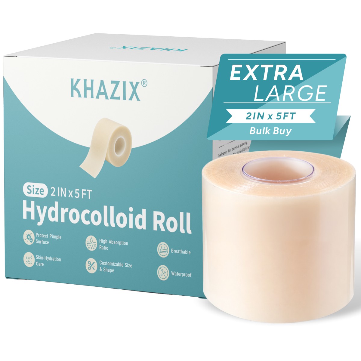 Curativo Hidrocoloide KHAZIX e - Essential Oils avaliação e preço