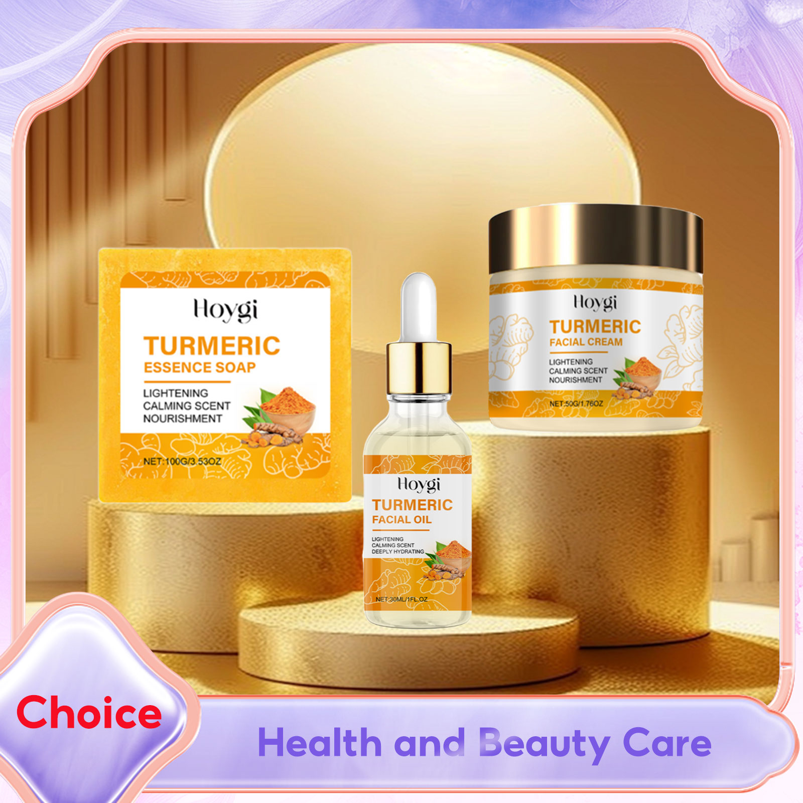 Conjunto de cuidados com a pel - Turmeric avaliação e preço