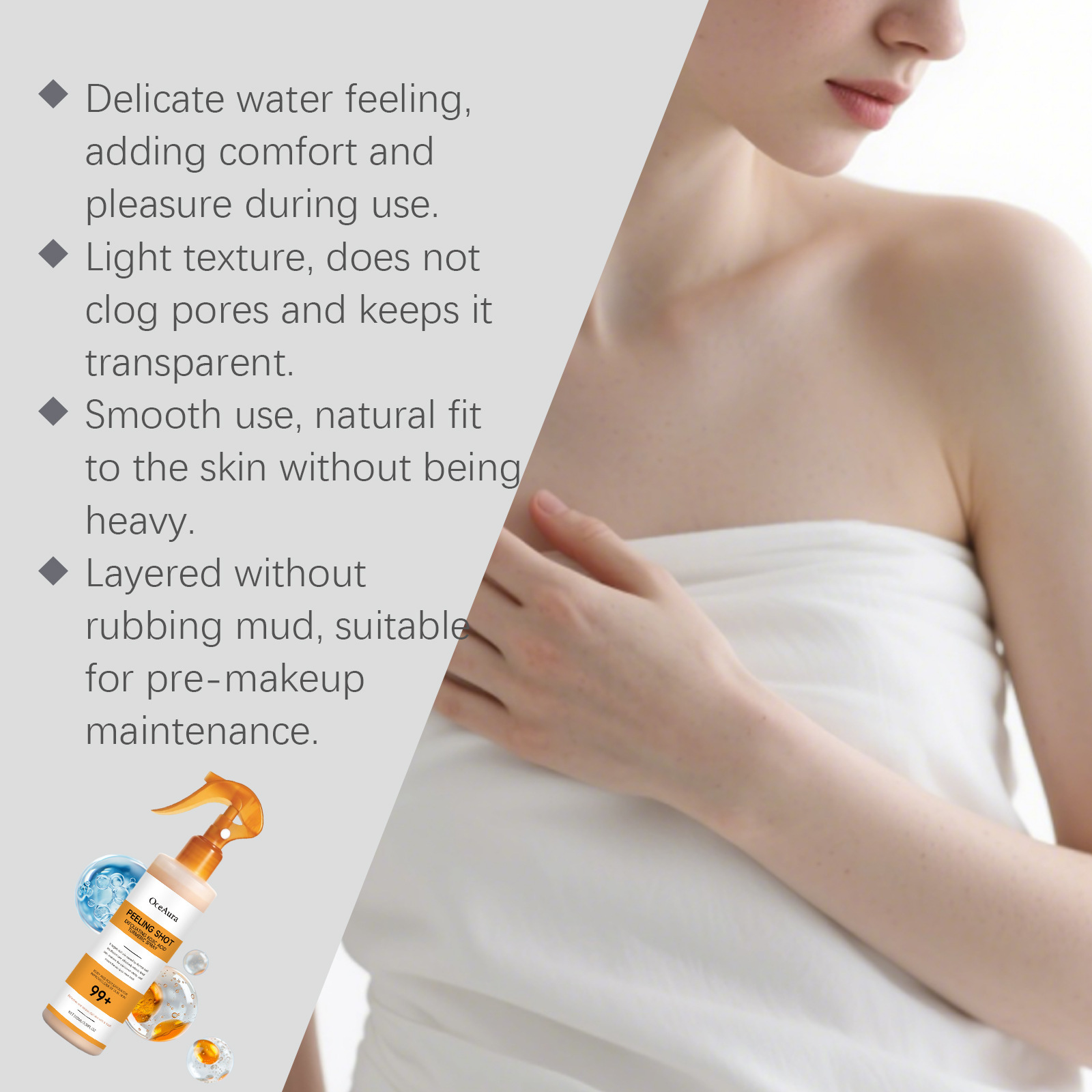 OCEAURA Spray esfoliante de cú - Turmeric avaliação e preço