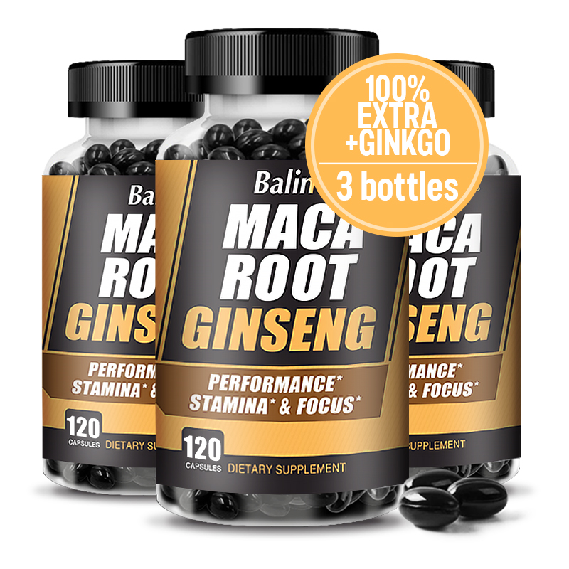 Cápsulas de raiz de maca (cont - Ginger Tea avaliação e preço